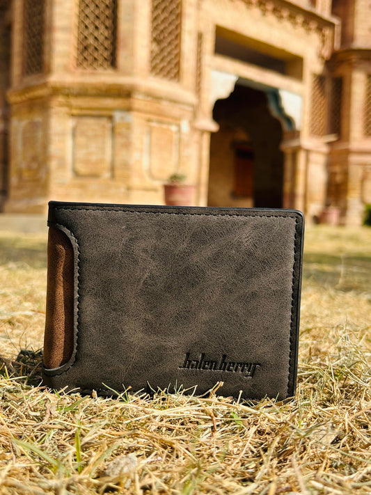 Balenberry Bi-Fold Canvas Wallet For Men