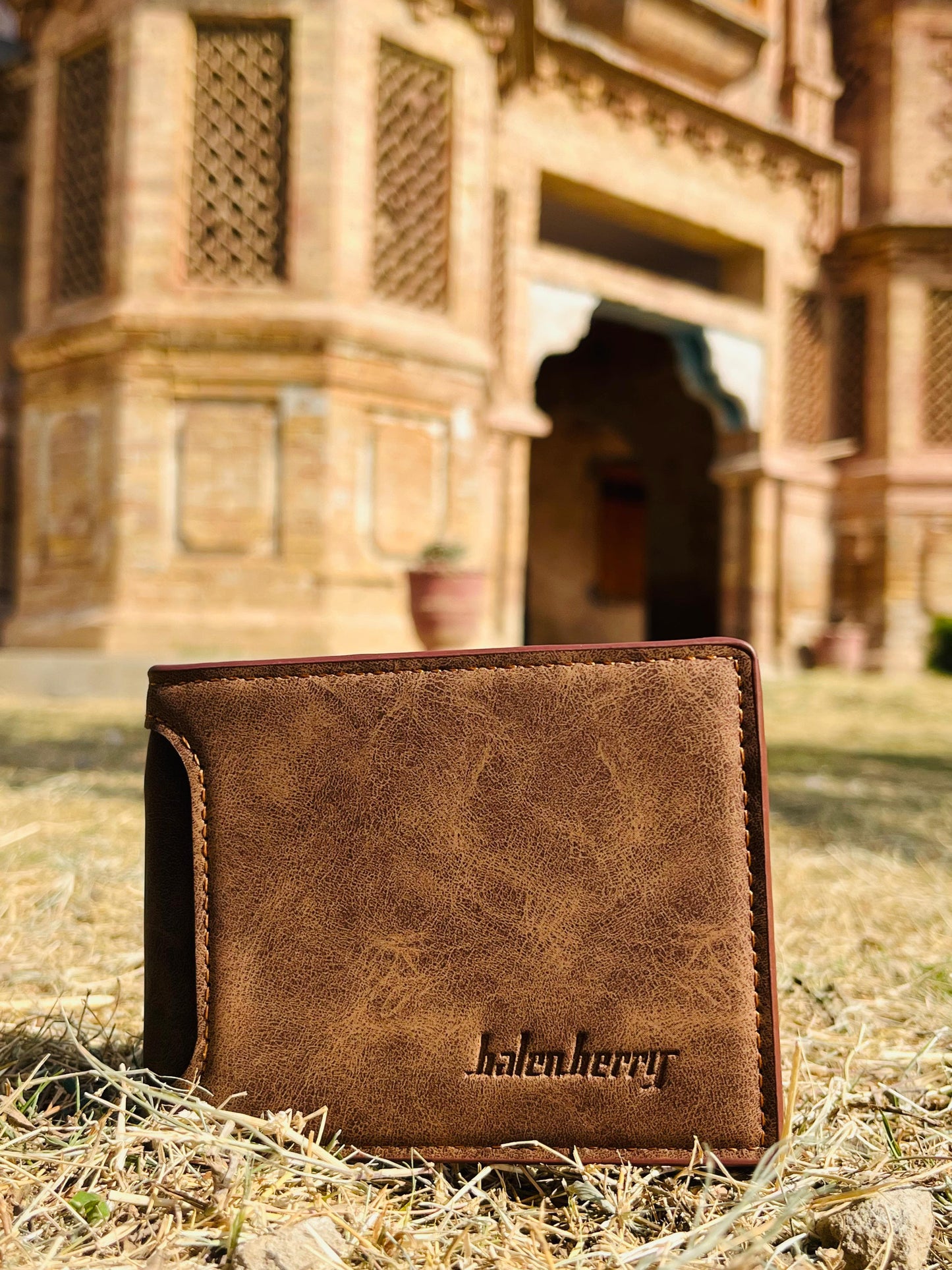 Balenberry Bi-Fold Canvas Wallet For Men